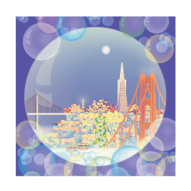 San Francisco in Bubbles